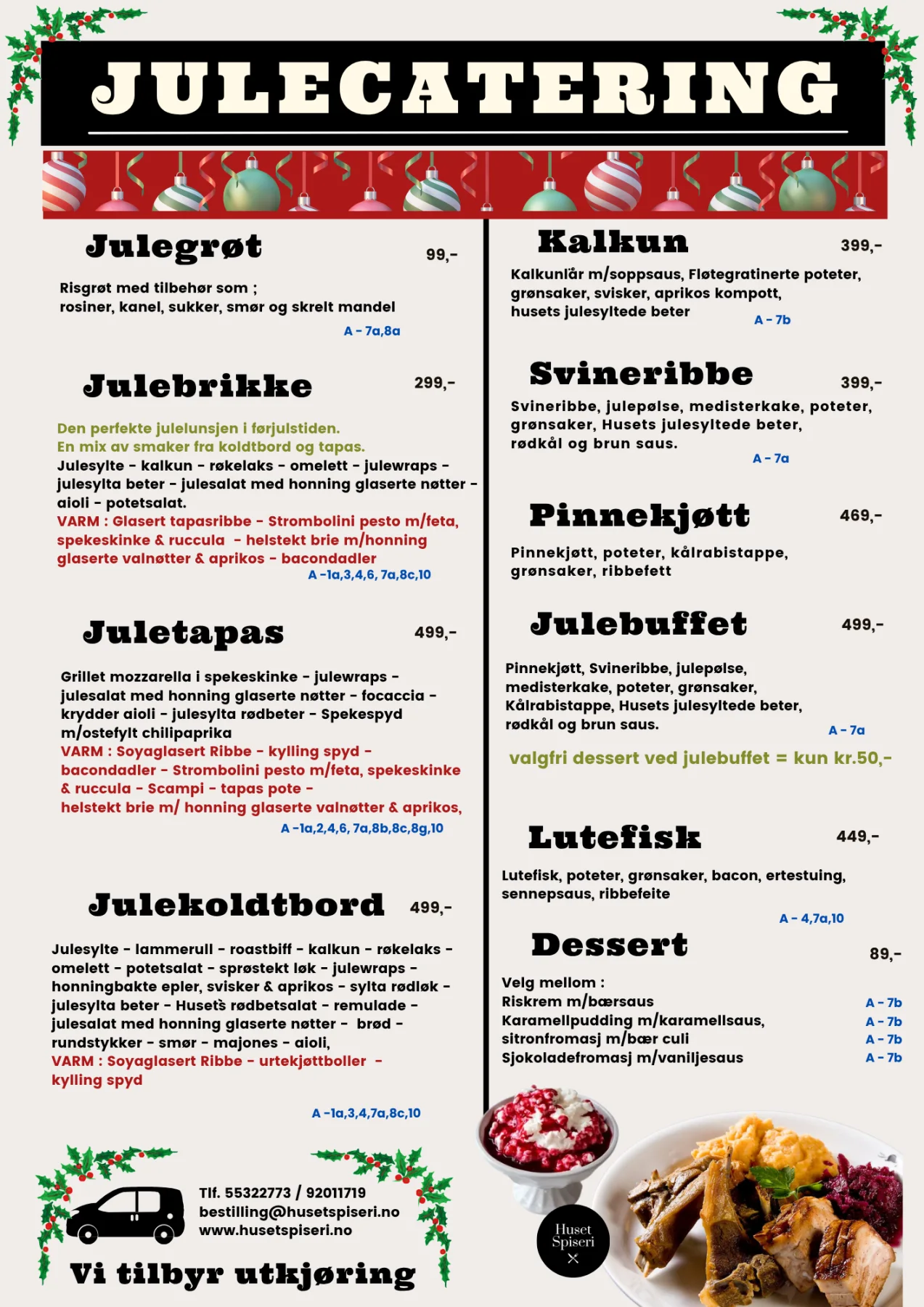 Julecatering